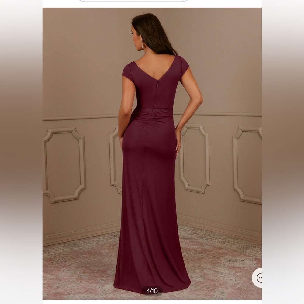 Red bridesmaid dress—AZAZIE DRESS - Picture 9 of 11